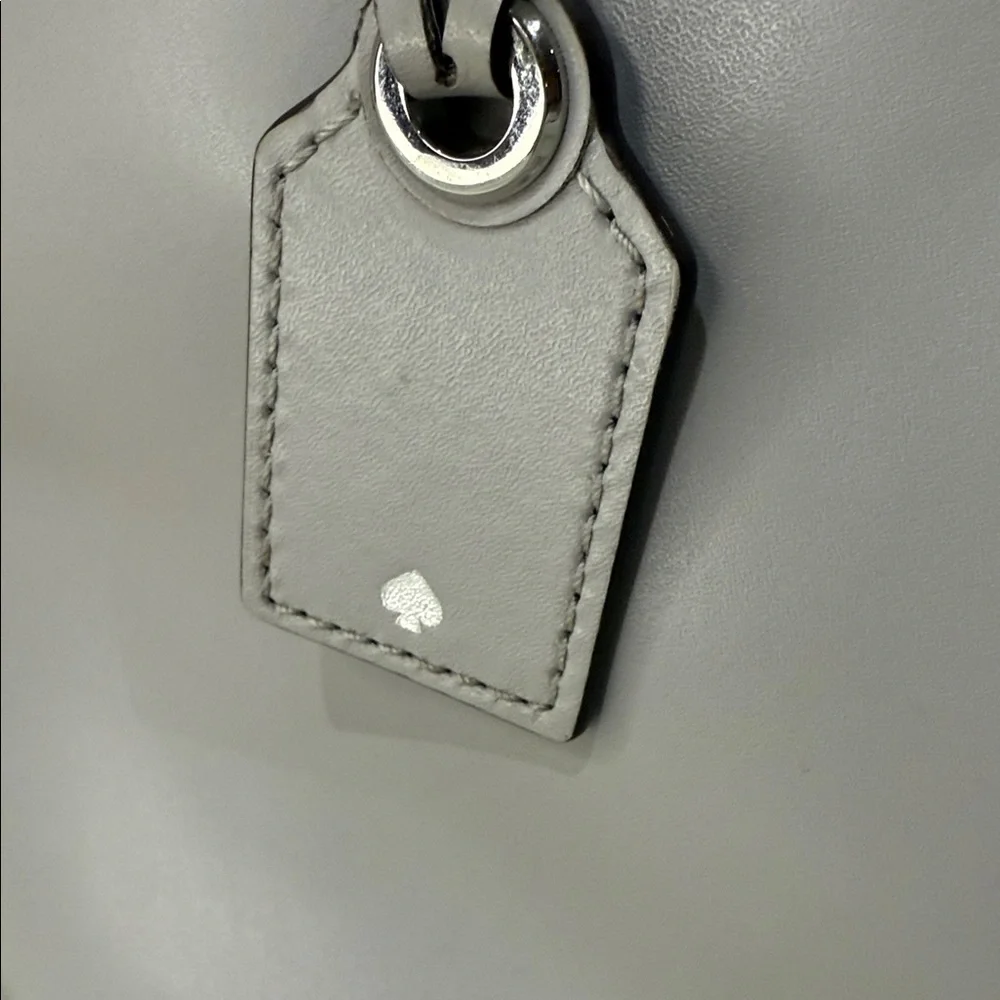 Kate Spade Light Gray Tote Bag